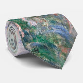 Palmen in Bordighera - Claude Monet Krawatte (Gerollt)