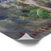 Palmen in Bordighera - Claude Monet Poster (Ecke)