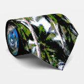 Palmen in einem posterisierten Design Krawatte (Gerollt)