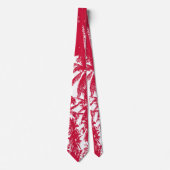 Palmen in einem posterisierten Design Krawatte (Vorderseite)