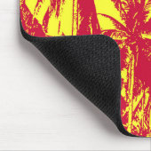 Palmen in einem posterisierten Design Mousepad (Ecke)