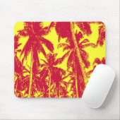 Palmen in einem posterisierten Design Mousepad (Mit Mouse)