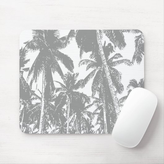 Palmen in einem posterisierten Design Mousepad (Mit Mouse)