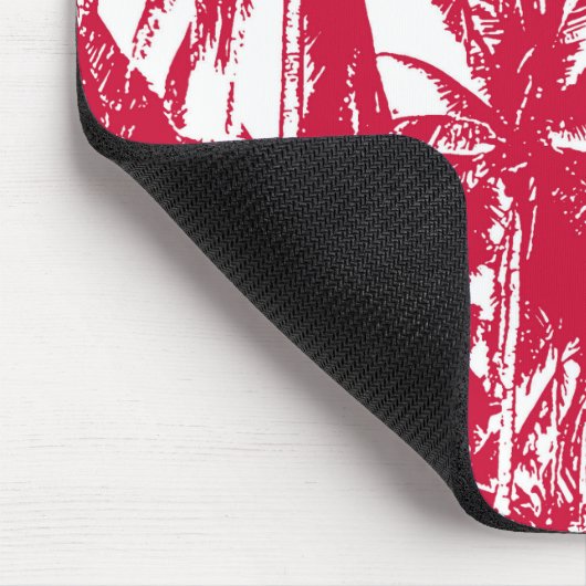 Palmen in einem posterisierten Design Mousepad (Ecke)