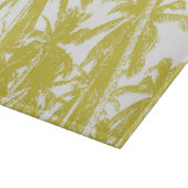 Palmen in einem posterisierten Design Schneidebrett (Ecke)