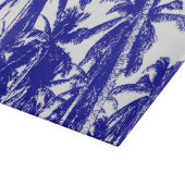 Palmen in einem posterisierten Design Schneidebrett (Ecke)