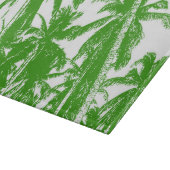 Palmen in einem posterisierten Design Schneidebrett (Ecke)
