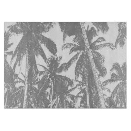 Palmen in einem posterisierten Design Schneidebrett