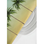 Palmen in einer Reihe, Strandleben Geschirrtuch