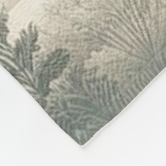 Palmen in Miami Fleecedecke (Ecke)