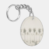 Palmen in Miami "Just Another Day in Paradise" Schlüsselanhänger (Vorderseite links)