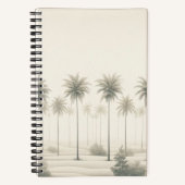 Palmen in Miami Notizblock (Vorderseite)