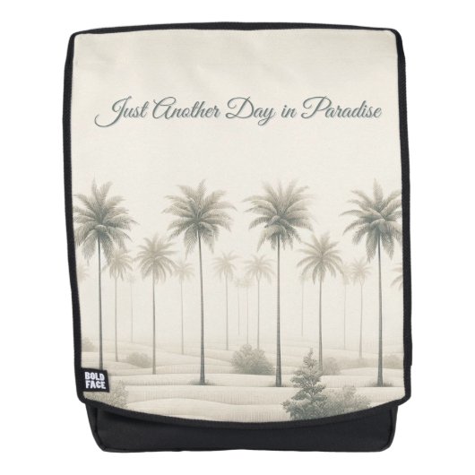 Palmen in Miami Rucksack (Vorderseite)
