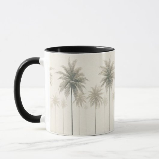 Palmen in Miami Tasse (Links)