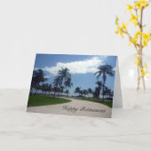 Palmen Karte (Gelbe Blume)