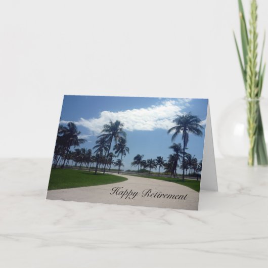 Palmen Karte (Vorderseite)