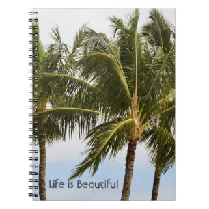 Palmen Kauai (meine Fotografie) Notizblock