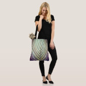 Palmen-Korbgeflecht-Taschen-Tasche Tasche (Am Model)
