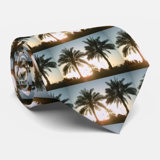 Palmen Krawatte (Gerollt)
