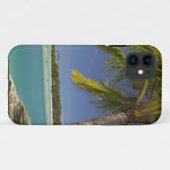Palmen & Lagune, Musket Cove Island Resort Case-Mate iPhone Hülle (Rückseite (Horizontal))