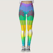 Palmen Leggings (Vorderseite)
