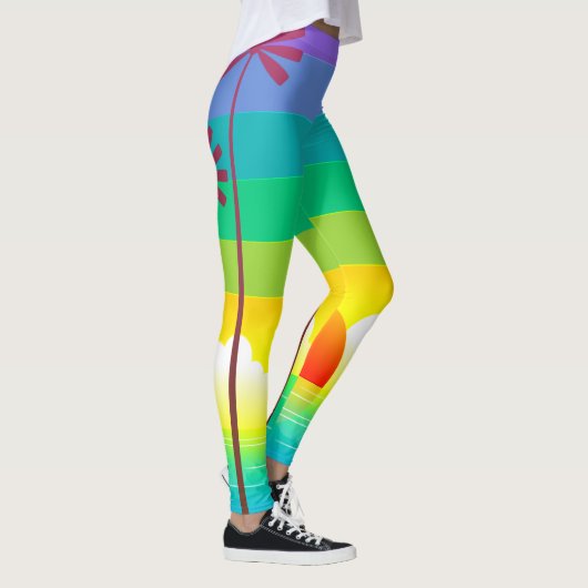 Palmen Leggings (Rechts)