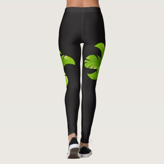 Palmen Leggings (Rückseite)