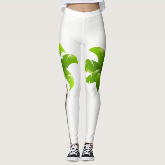 Palmen Leggings (Vorderseite)