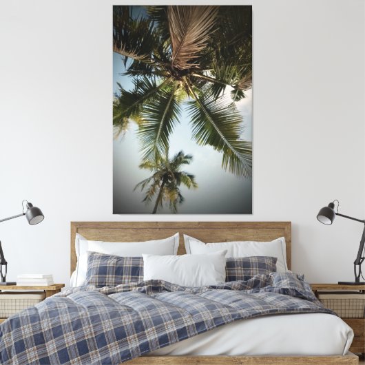 Palmen Leinwanddruck (Insitu (Schlafzimmer))
