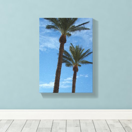 Palmen Leinwanddruck (Insitu (Holzboden))