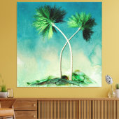 Palmen Leinwanddruck (Insitu (Wohnzimmer))