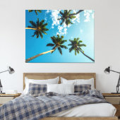 Palmen Leinwanddruck (Insitu (Schlafzimmer))