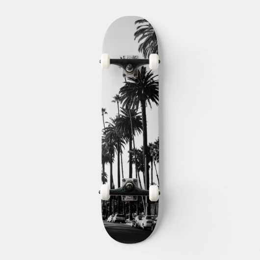 Palmen Los Angeless Beverly Hills Skateboard (Vorderseite)