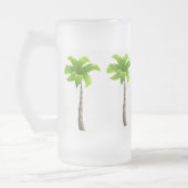 Palmen Mattiert 16 oz Mattierte Glass-Tasse Mattglas Bierglas (Links)