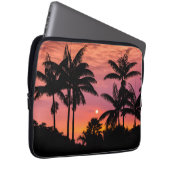 Palmen mit Silhouette, Hawaii Laptopschutzhülle (Vorne Rechts)