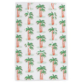 Palmen Mittlere Geschenktüte (Vorderseite)