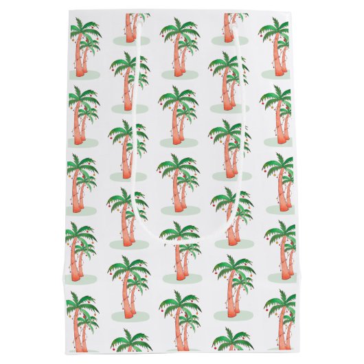 Palmen Mittlere Geschenktüte (Rückseite)