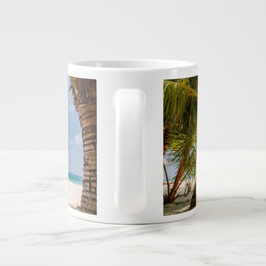 Palmen | Moody Sky Jumbo-Tasse (Rückseite)