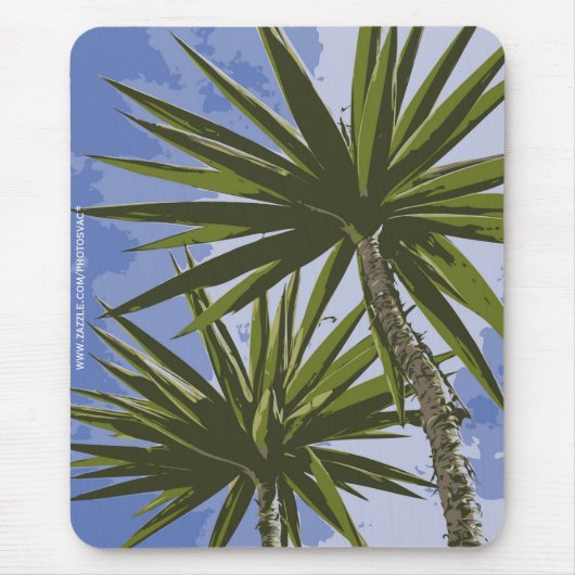 Palmen Mousepad (Vorne)