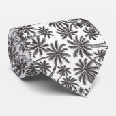 Palmen Muster Krawatte (Gerollt)