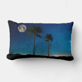 Palmen nachts lendenkissen