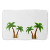 Palmen Niedliches Bad Badewanne Matte (Vorderseite)