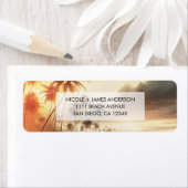 Palmen & Orange Sunset Beach Hochzeit (Insitu)