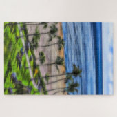Palmen Ozean Blick Hawaiianische Urlaub Puzzle (Horizontal)