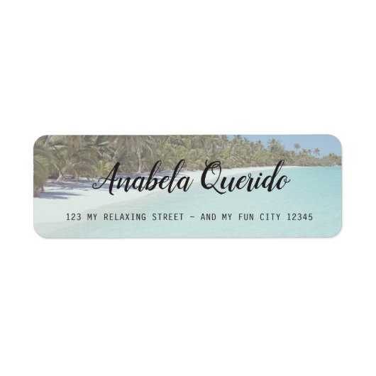 Palmen Palmen, tropisches Meer (Vorne)