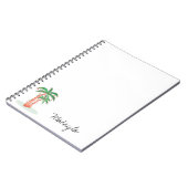 Palmen Personalisiert Notizblock (Linke Seite)