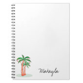 Palmen Personalisiert Notizblock (Vorderseite)