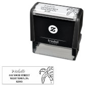 Palmen, Personalisiert, Permastempel (Beispiel)