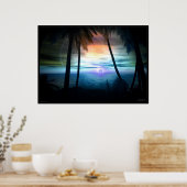 Palmen Poster (Küche)