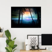 Palmen Poster (Heimbüro)